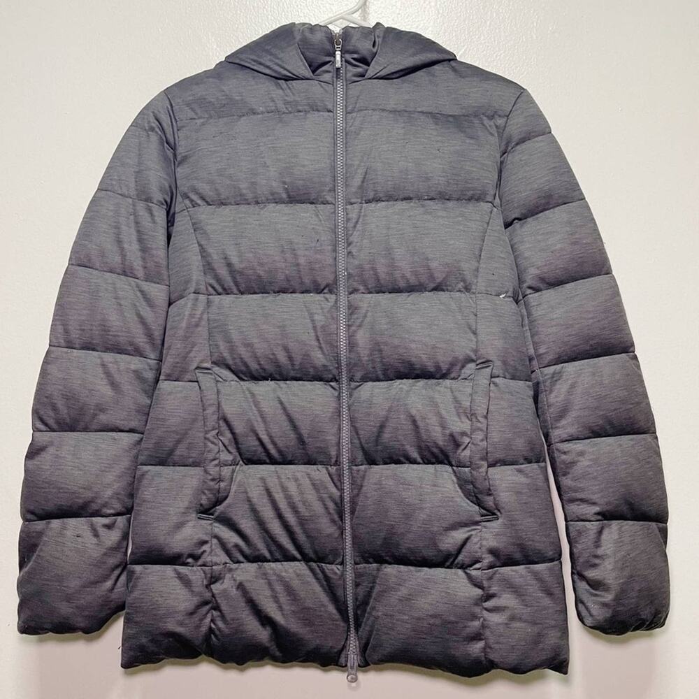 Uniqlo Gray Puffer Hooded Jacket